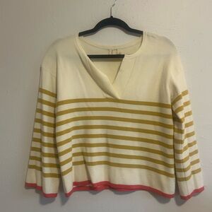 Anthropologie Striped Knit Top